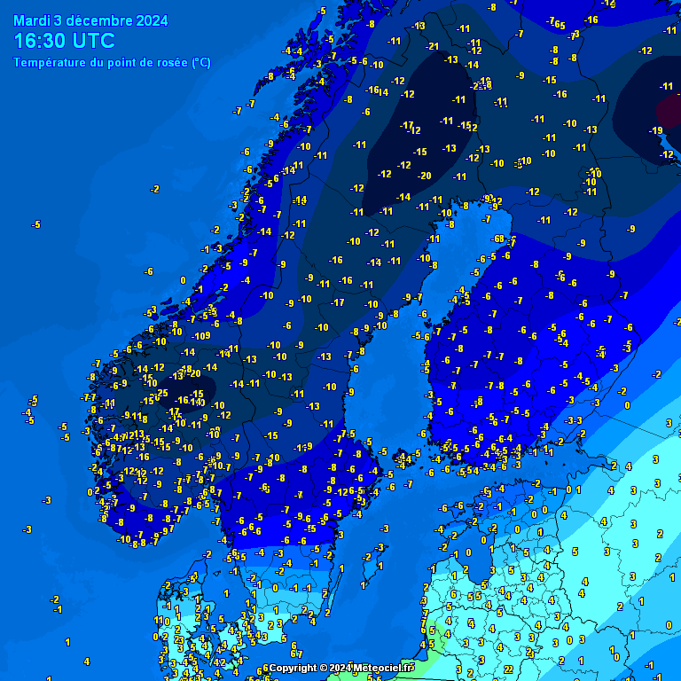 Temperature - point de rose