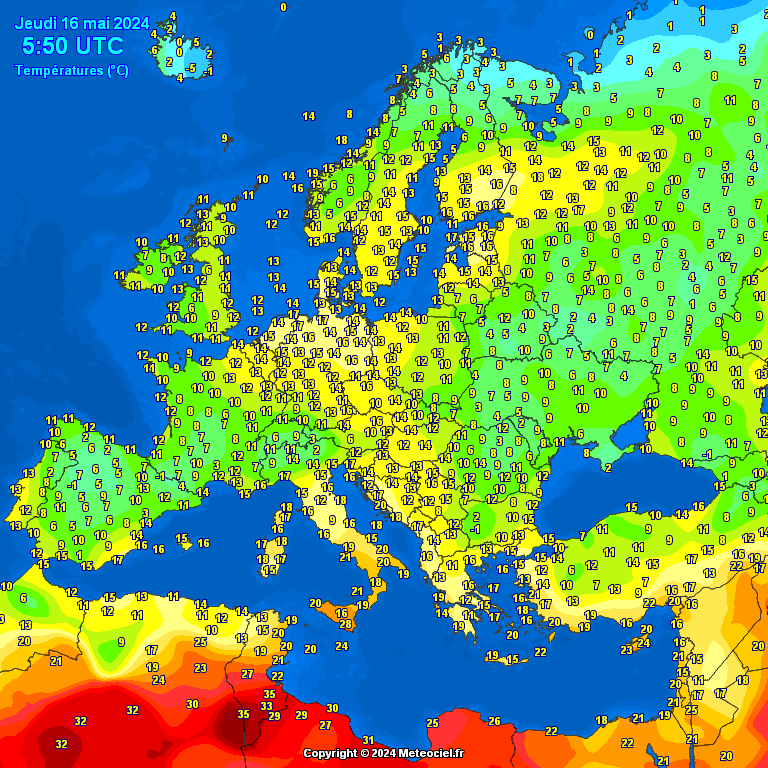 Temperatures