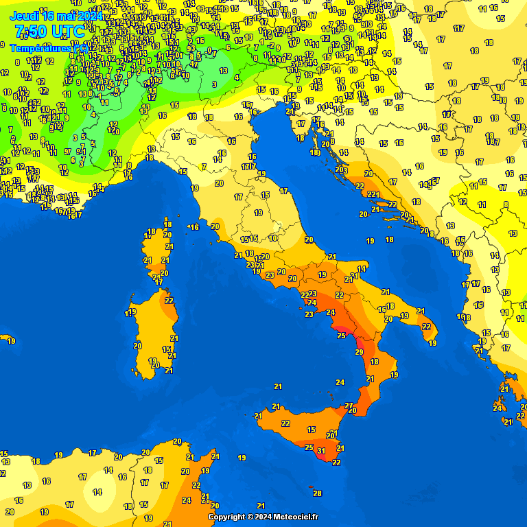 Temperatures