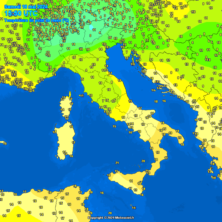 Temperature - point de rose