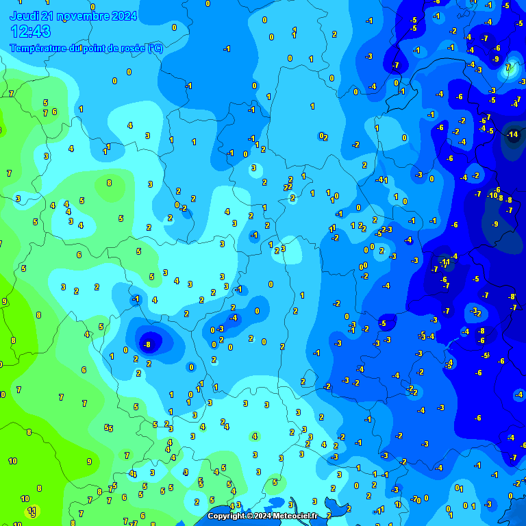 Temperature - point de rose