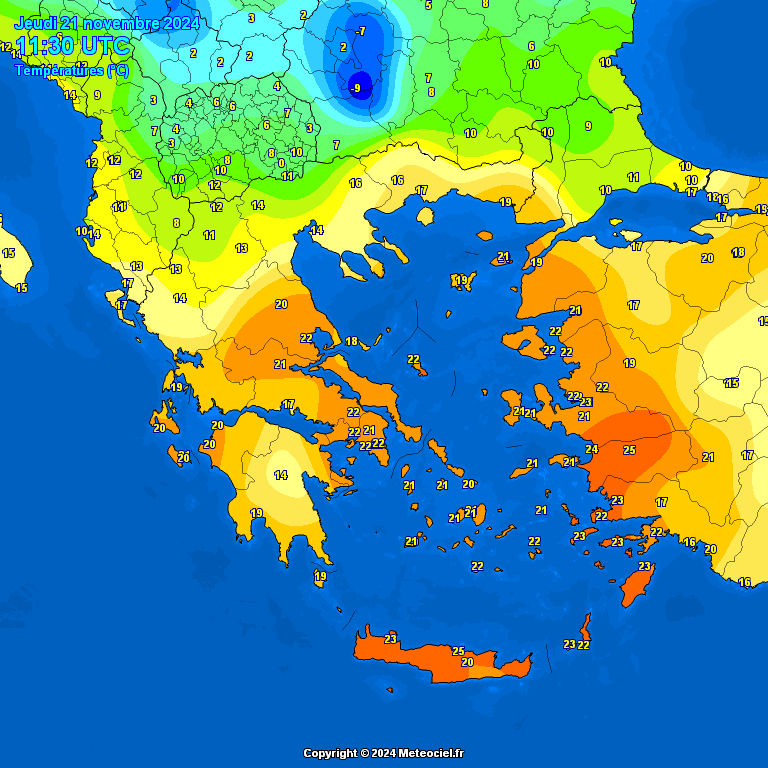 Temperatures