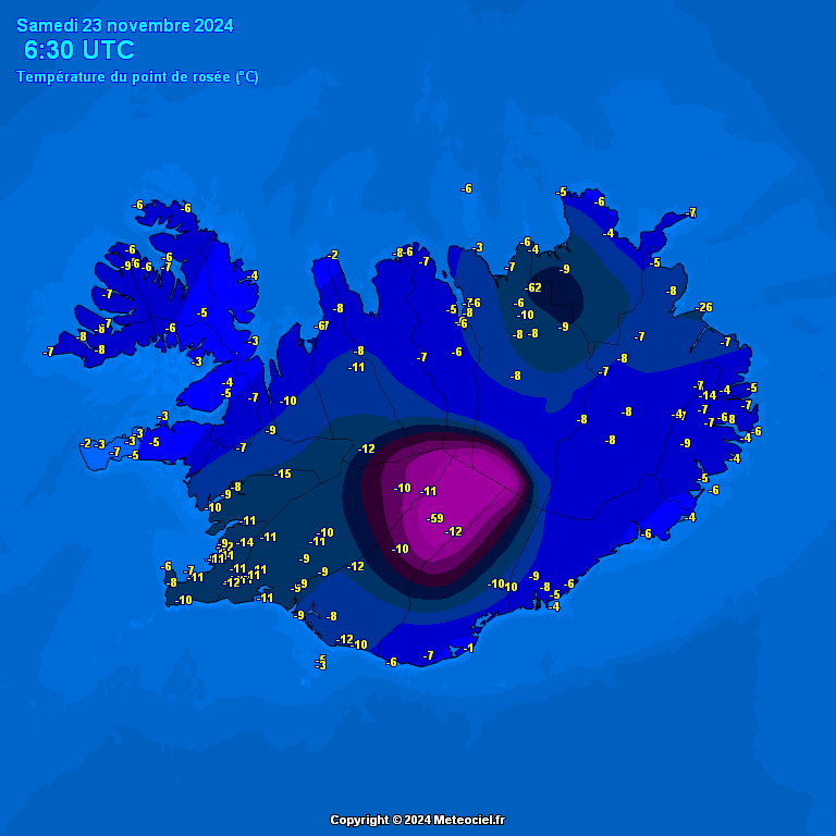 Temperature - point de rose